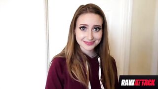Laney Grey gets her pussy stuffed with a huge cock in HD