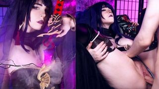 Raiden Shougun secret quest scene featuring MollyRedWolf's captivating performance