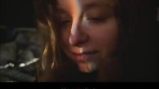 Hugging and passionate sex with a beautiful girl