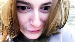 A girl was filmed in a pathetic whore role in an exclusive scene