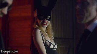 Girl realizes her darkest DP fantasy with two guys on Deeper