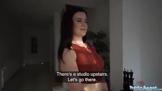 Photography studio visit ends with little Eliss getting fucked for cash