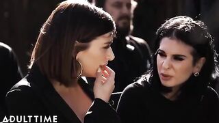 Widower at his wife's funeral gets wild with Marley Brinx